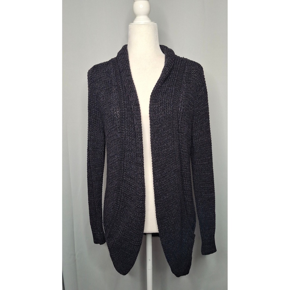 Market & Spruce Womens "Tabatha" Waffle Knit Cocoon Cardigan Size M